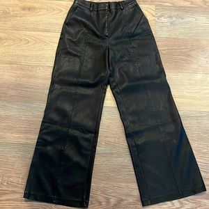 Faux Leather Pants